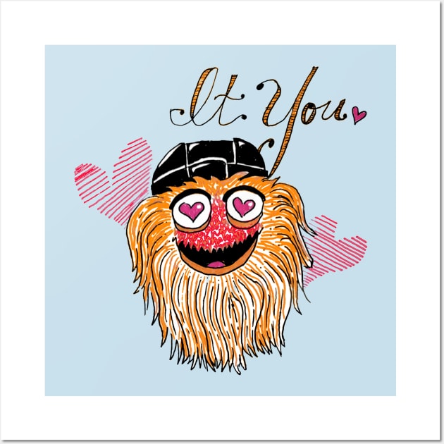 It You! Valentine's Day Wall Art by LornaDinosart